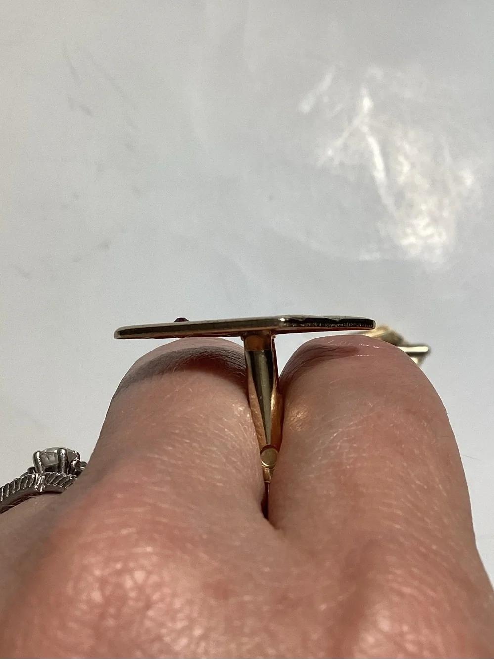 Art Deco Repro/1950s Atomic Chevron Vtg Cufflinks